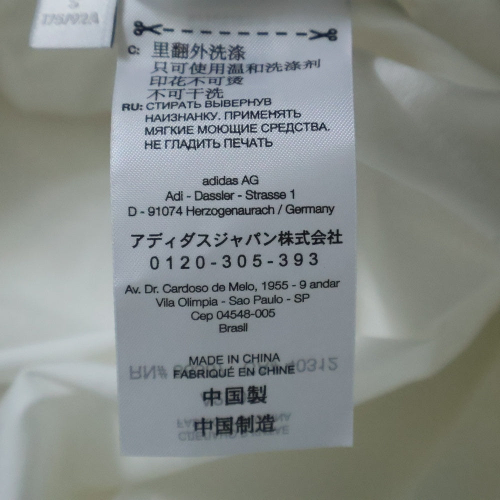Y-3(ワイスリー) U GFX LOGO SHIR グラフィックロゴ バックプリント 胸ポケット ボタンアップ 長袖シャツ ホワイト JM3202