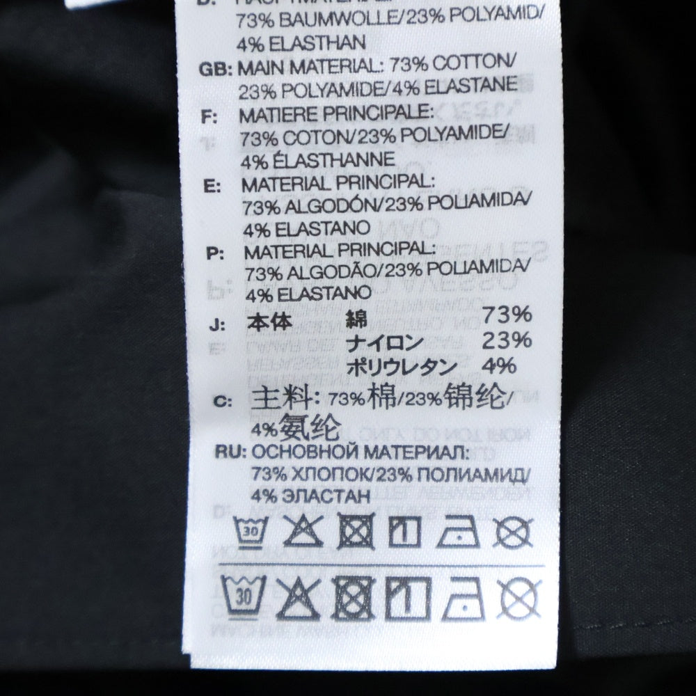 Y-3(ワイスリー) U GFX LOGO SHIR グラフィックロゴ バックプリント 胸ポケット ボタンアップ 長袖シャツ ブラック JN4878