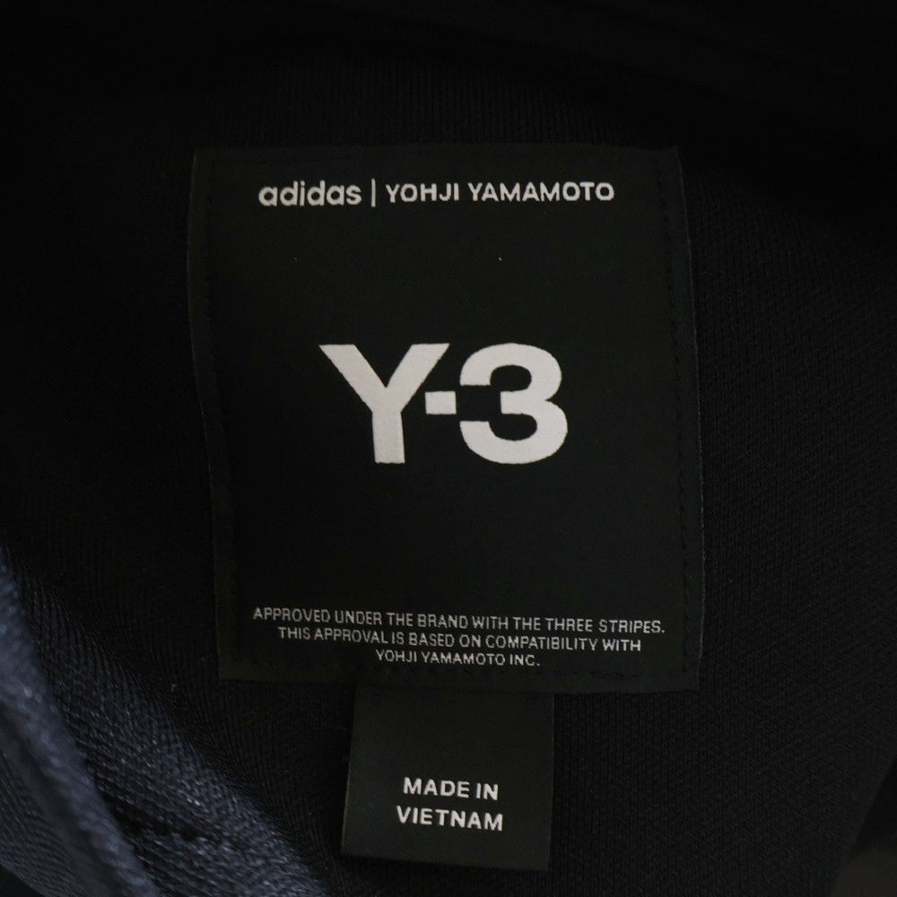 Y-3(ワイスリー) W 3S RELX TT リラックス ジップアップ サイドメッシュ 半袖 トラックジャケット ブラック JN4984