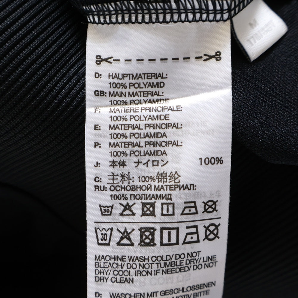Y-3(ワイスリー) W 3S RELX TT リラックス ジップアップ サイドメッシュ 半袖 トラックジャケット ブラック JN4984