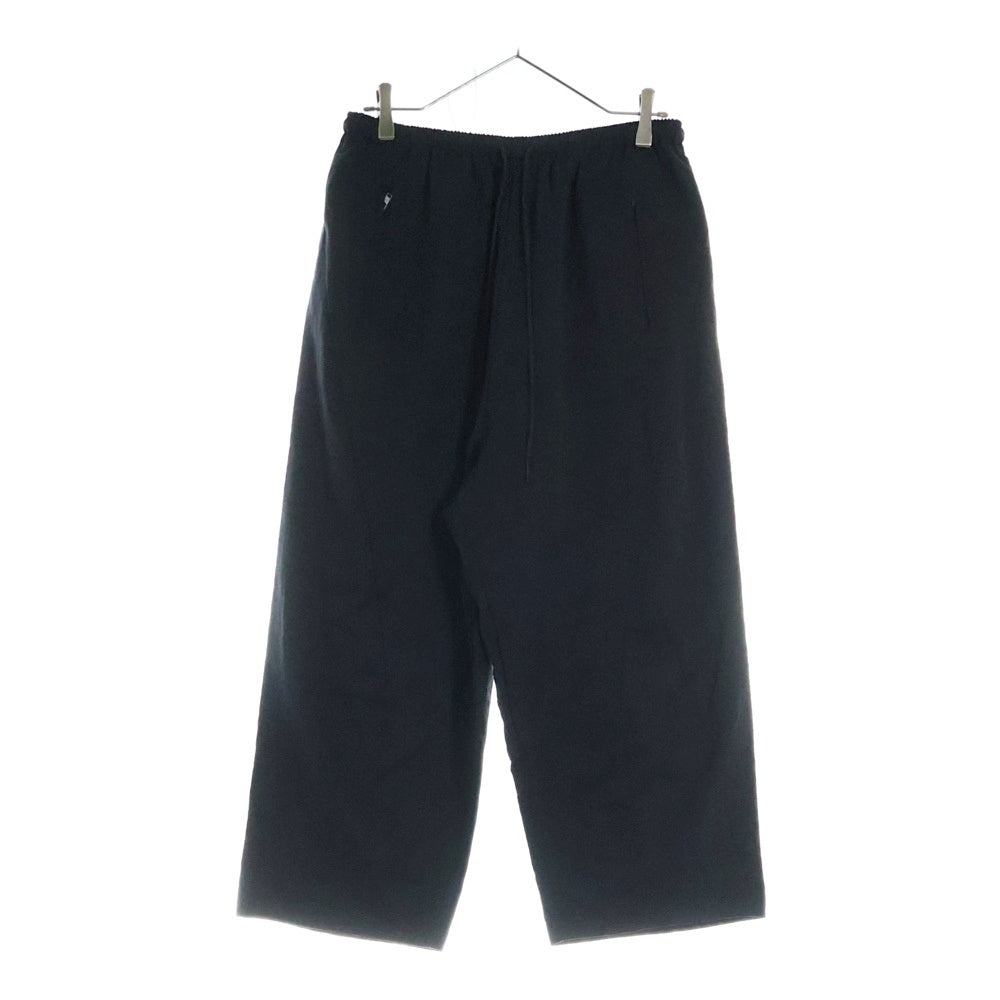 Y-3(ワイスリー) W WTWILL PNT ウォッシュド ツイル ドローストリング ナイロンパンツ ブラック JD3517