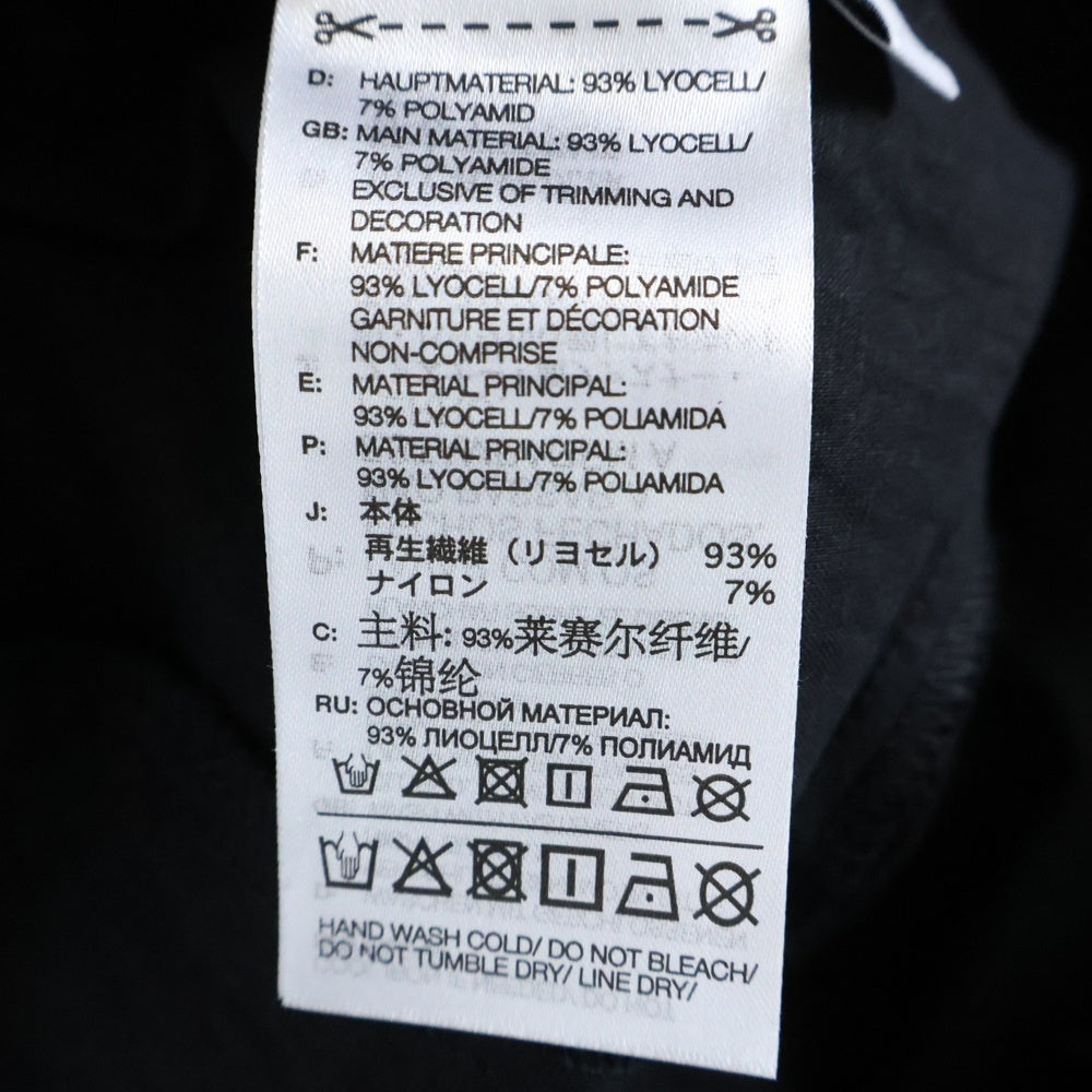 Y-3(ワイスリー) W WTWILL PNT ウォッシュド ツイル ドローストリング ナイロンパンツ ブラック JD3517