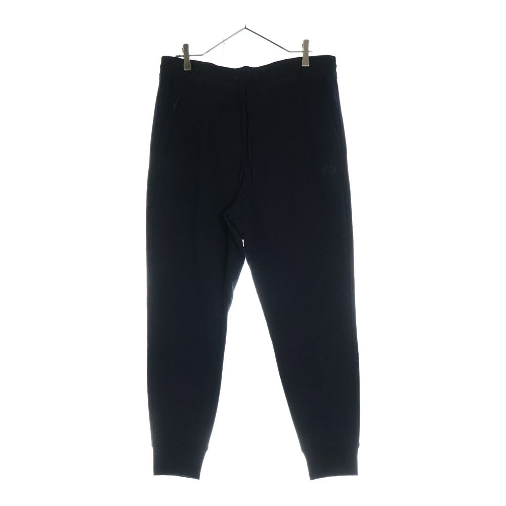 Y-3(ワイスリー) M CLT CUFF PNT クラシック テリー カフド ドローストリング ロゴパッチ スウェットパンツ ブラック GV4202