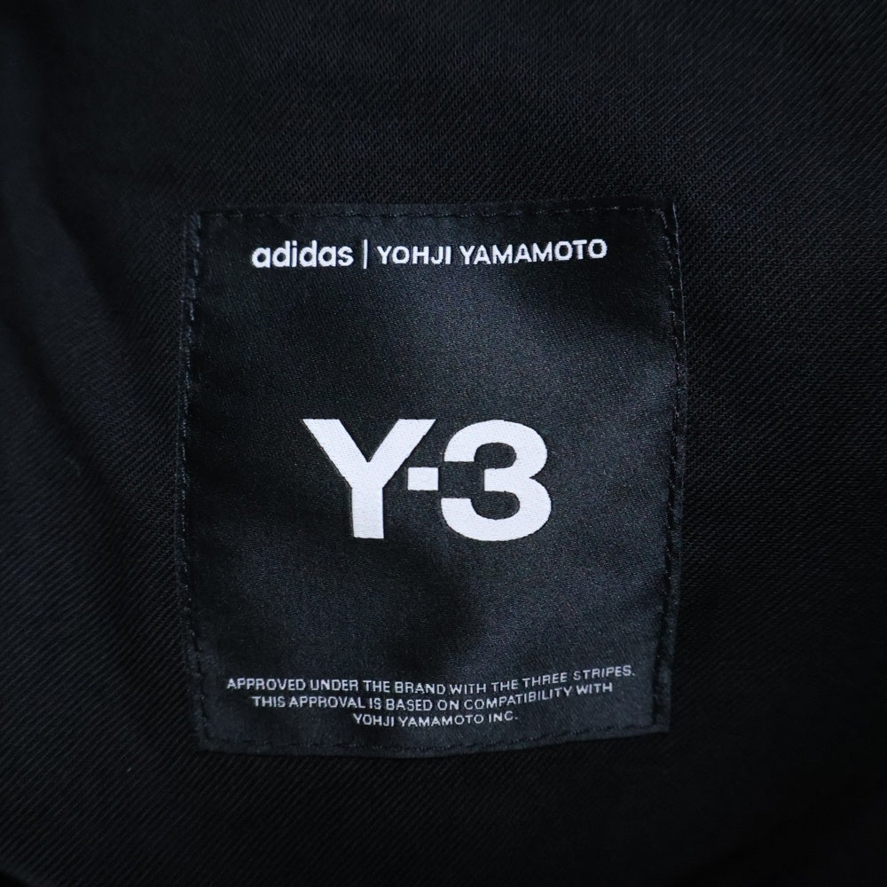 Y-3(ワイスリー) REFINED WOOL SKIRT リファインド ウール 6ボタン ドローストリング マキシスカート ブラック レディース IW7458