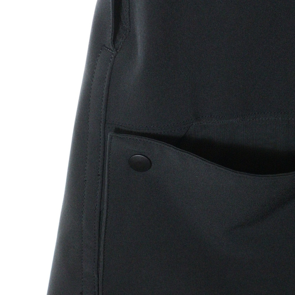 Y-3(ワイスリー) W VENT SKIRT ベンテッド マルチポケット ドローストリング ハイウエスト ロングスカート ブラック レディース JD1477