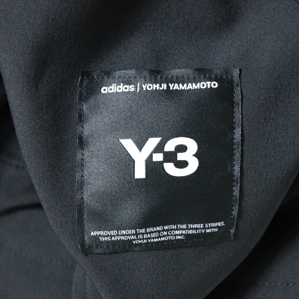 Y-3(ワイスリー) W VENT SKIRT ベンテッド マルチポケット ドローストリング ハイウエスト ロングスカート ブラック レディース JD1477