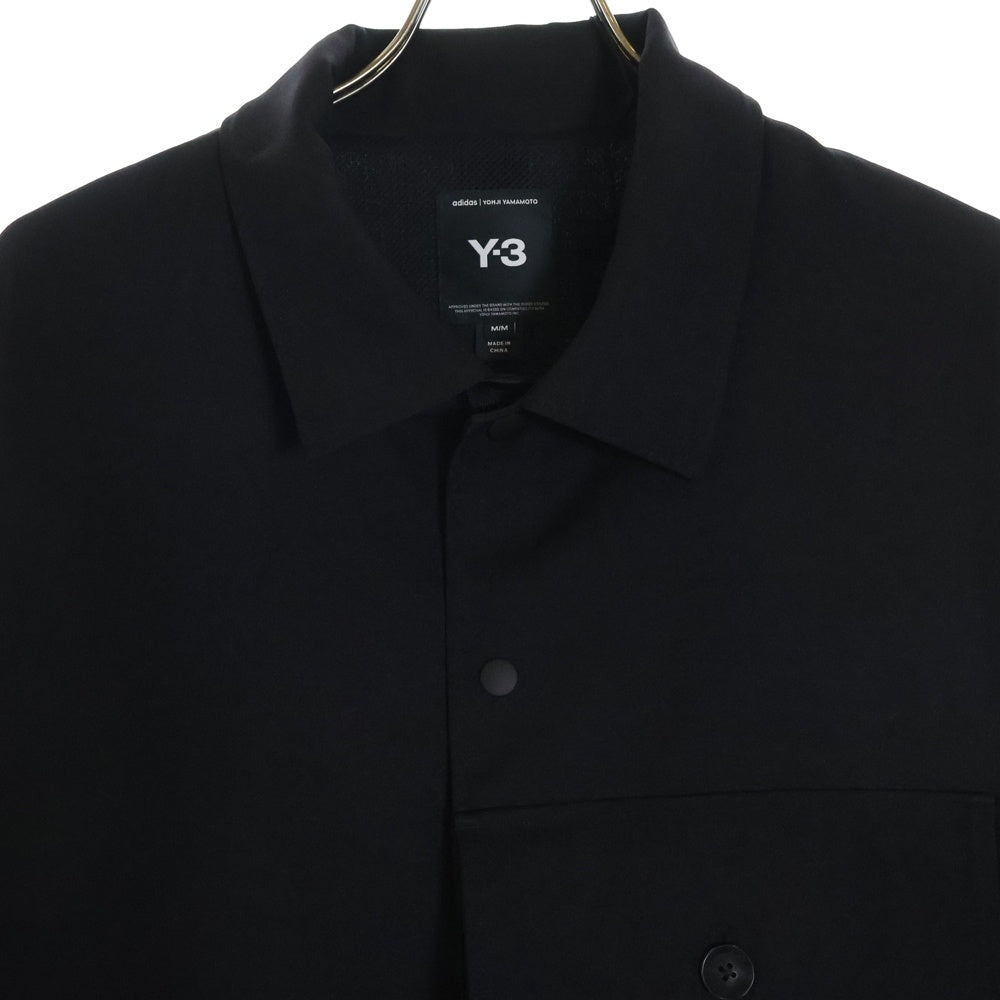 Y-3(ワイスリー) SP UNI COACH JK スポーツ ユニフォーム 胸ポケット ドローストリング コーチジャケット ブラック IN8703