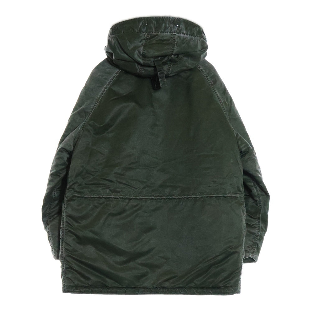 SUPREME(シュプリーム) 24AW Washed Flight Satin N-3B Parka ウォッシュドフライトジャケット サテン ジップアップフーデッドジャケット カーキ