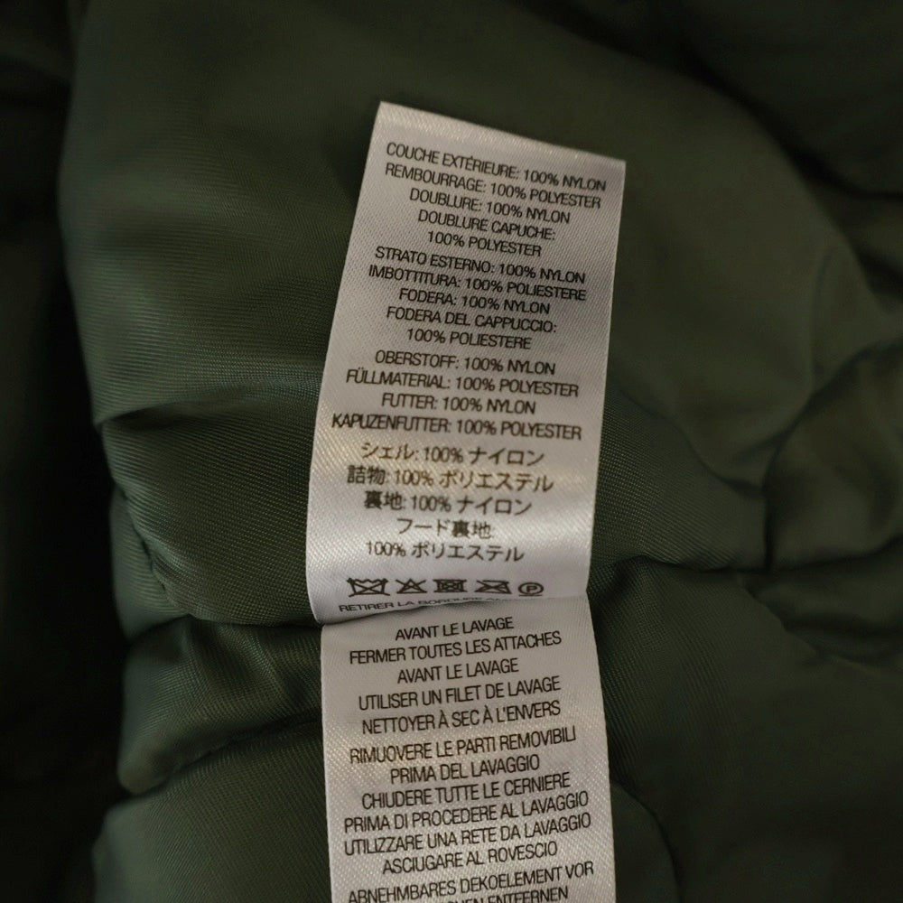SUPREME(シュプリーム) 24AW Washed Flight Satin N-3B Parka ウォッシュドフライトジャケット サテン ジップアップフーデッドジャケット カーキ