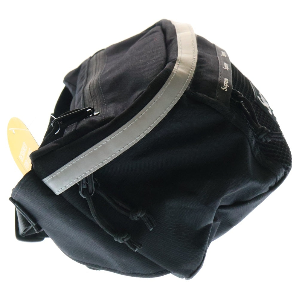 SUPREME(シュプリーム) 24AW Waist Bag リフレクター ウェストバッグ ブラック/シルバー