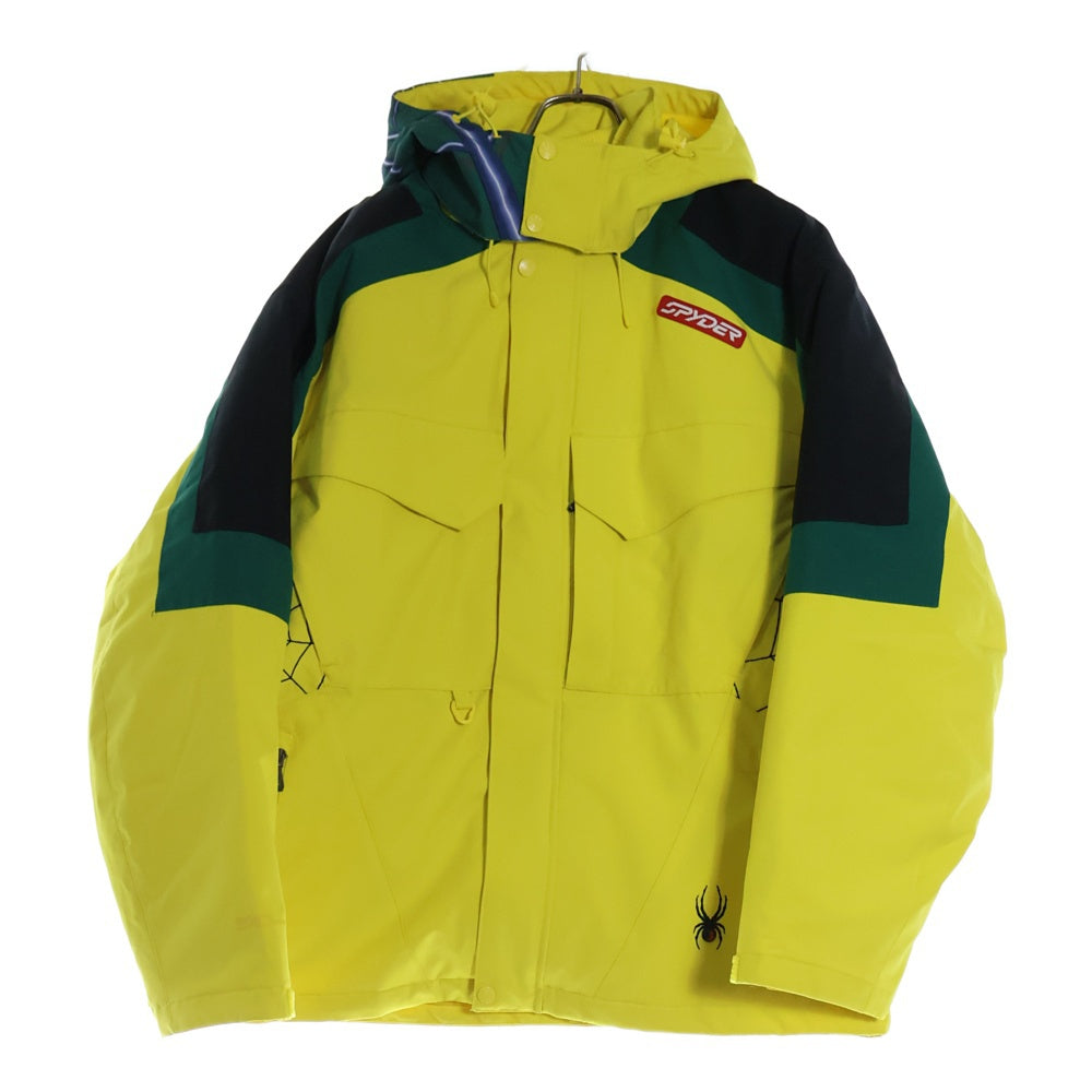 SUPREME(シュプリーム) 24AW Spider Technical Jacket スパイダー テクニカルジャケット ライナー付 ジップアップフーデッドジャケット イエロー