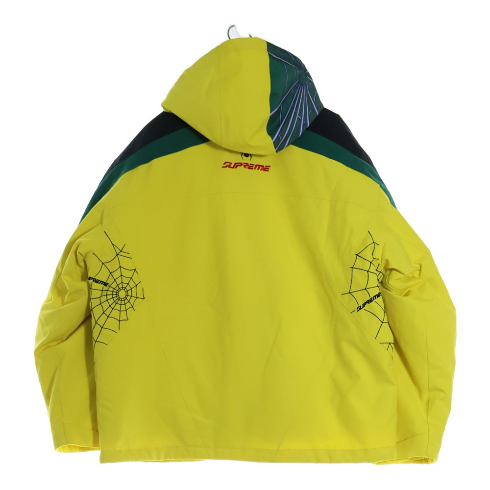 SUPREME(シュプリーム) 24AW Spider Technical Jacket スパイダー テクニカルジャケット ライナー付 ジップアップフーデッドジャケット イエロー