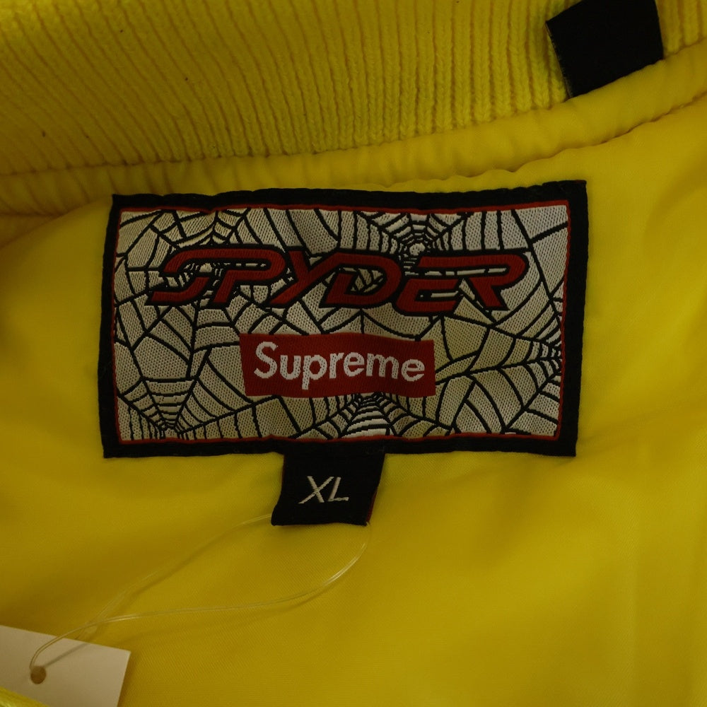 SUPREME(シュプリーム) 24AW Spider Technical Jacket スパイダー テクニカルジャケット ライナー付 ジップアップフーデッドジャケット イエロー