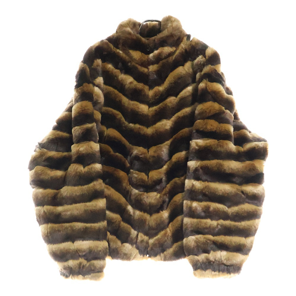 SUPREME(シュプリーム) 24SS Faux Fur Jacket フェイクファー ジャケット ブルゾン ブラウン