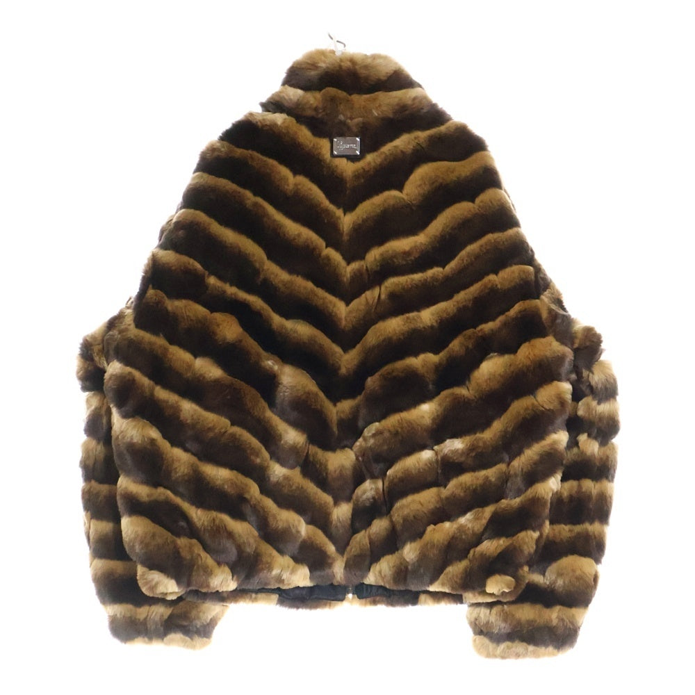 SUPREME(シュプリーム) 24SS Faux Fur Jacket フェイクファー ジャケット ブルゾン ブラウン