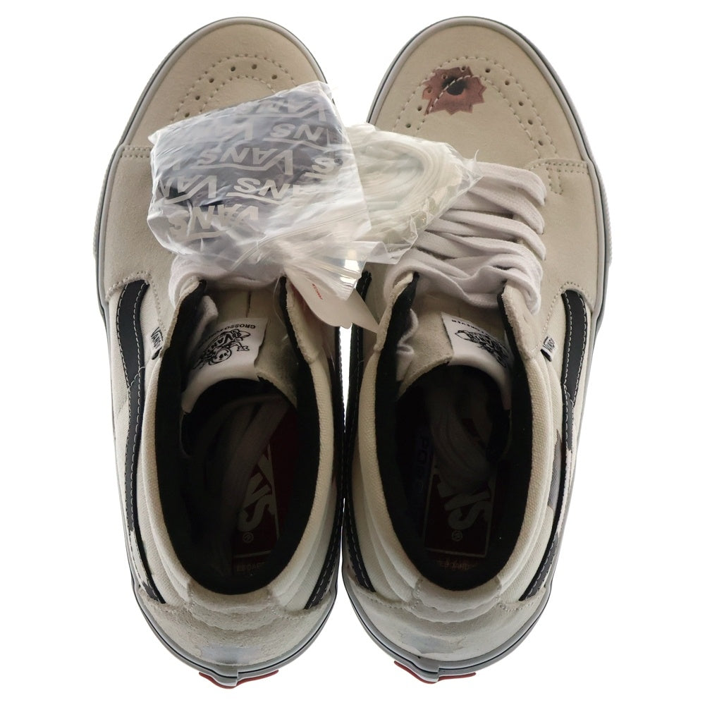 SUPREME(シュプリーム) ×Nate Lowman ×VANS 25SS Grosso Mid Bullet Hole ネイトロウマン バンズ ゴロッソ バレットホール ミッドカットスニーカー 630130-0001