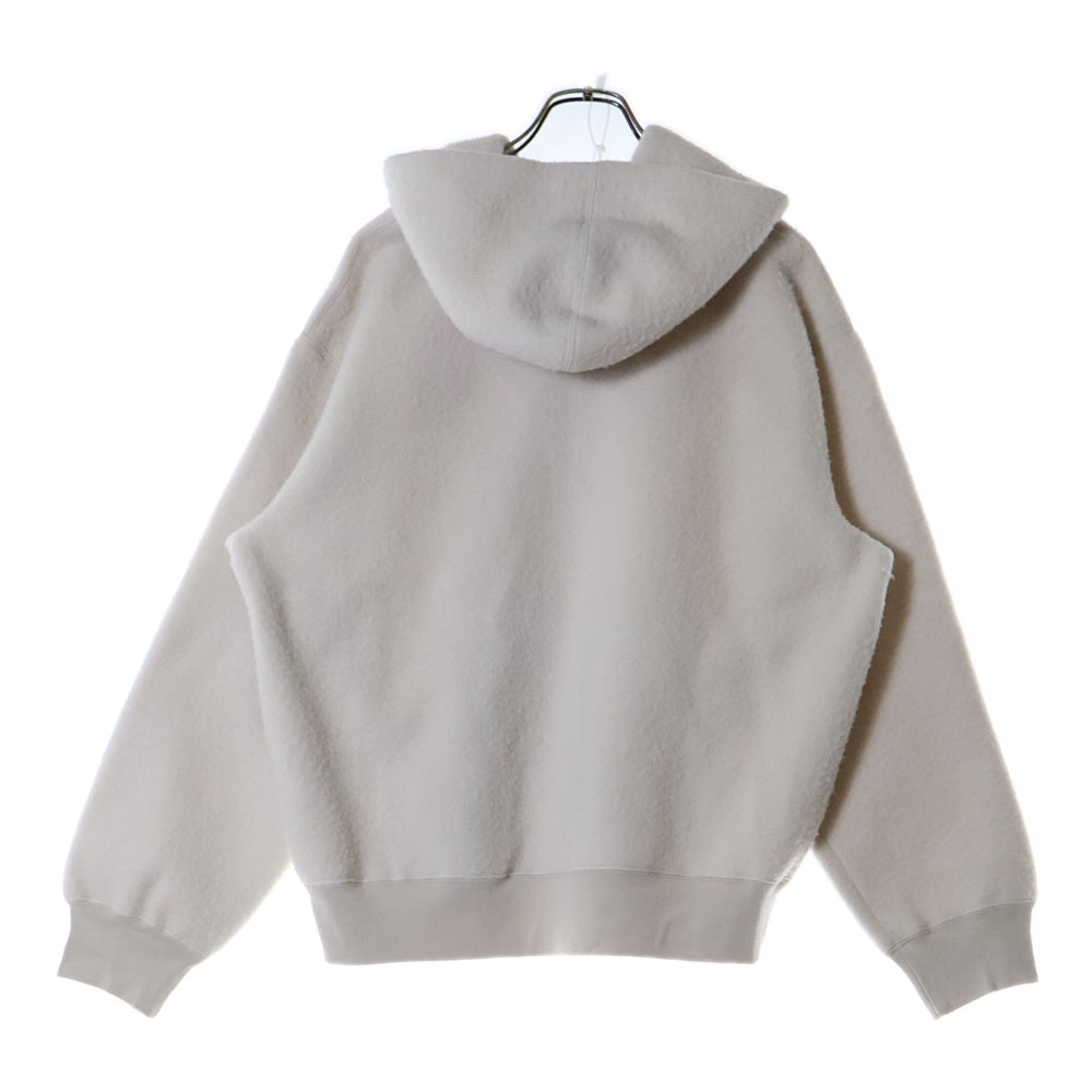 SUPREME(シュプリーム) 24AW Pilled Zip Up Hooded Sweatshirt パイルドジップアップパーカー アイボリー
