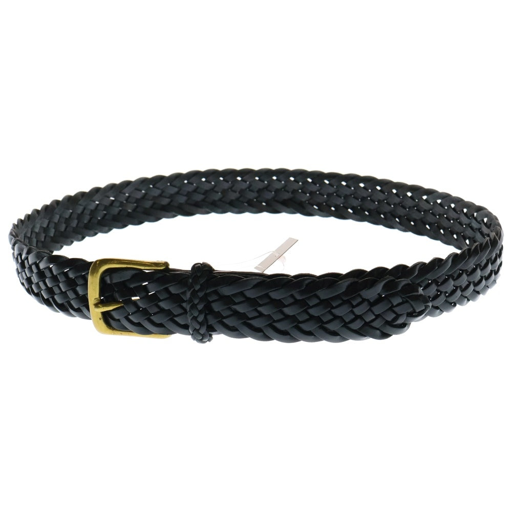 SUPREME(シュプリーム) 15SS Braided leather belt ブレーデッドレザーベルト ブラック