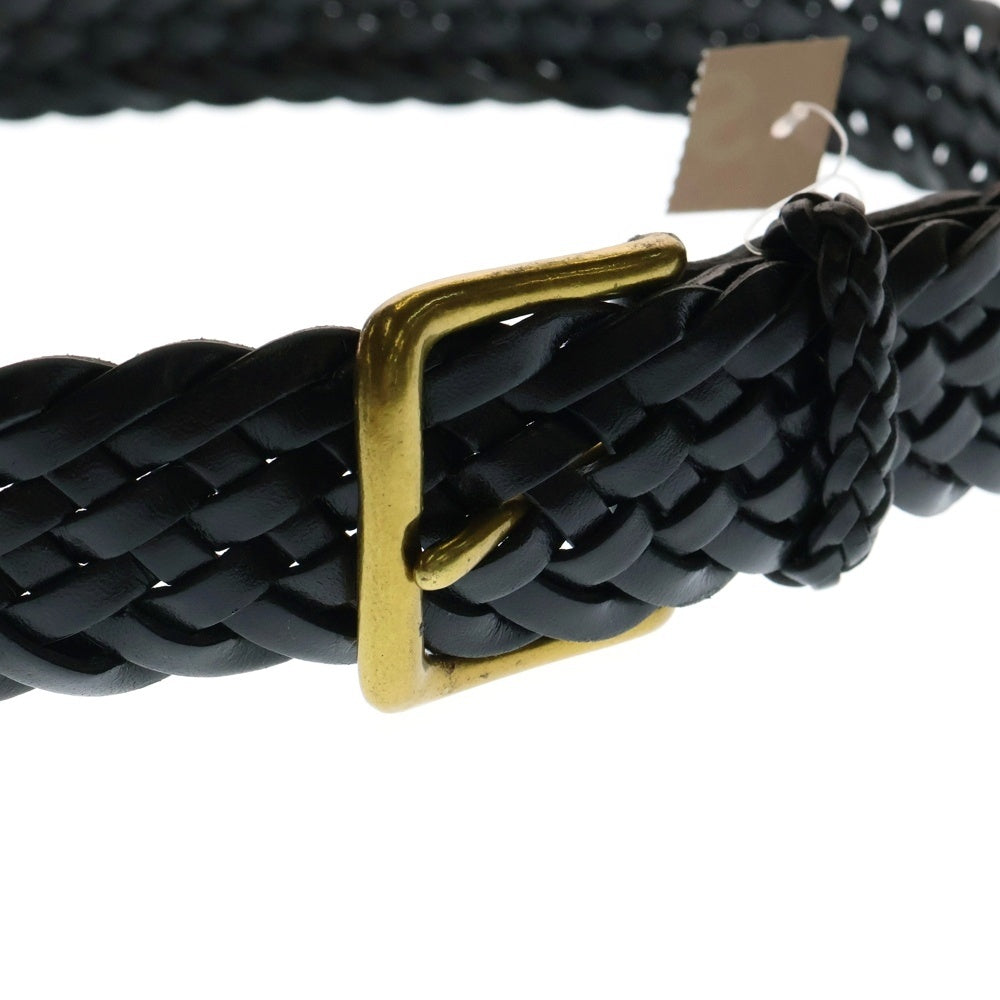 SUPREME(シュプリーム) 15SS Braided leather belt ブレーデッドレザーベルト ブラック
