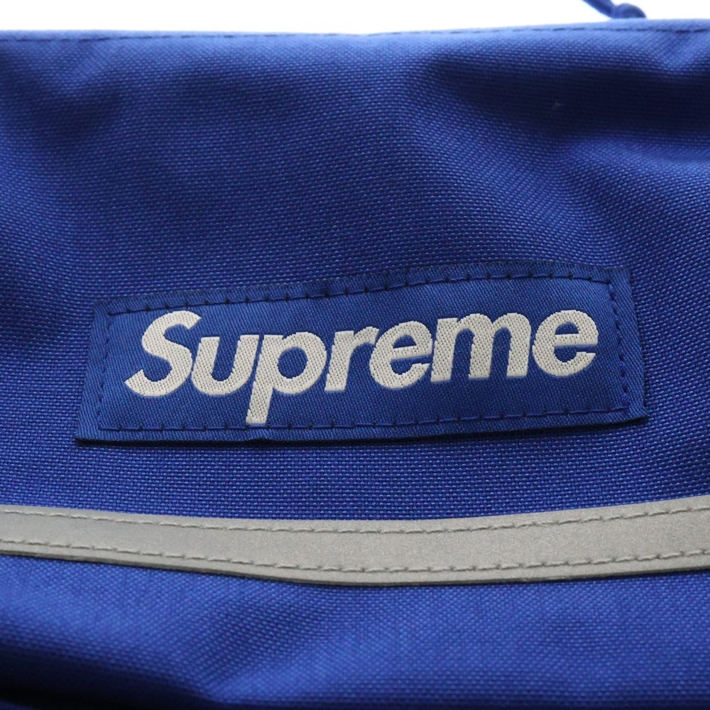SUPREME(シュプリーム) 24AW Messenger Bag リフレクター ボックスロゴ メッセンジャーバッグ ブルー