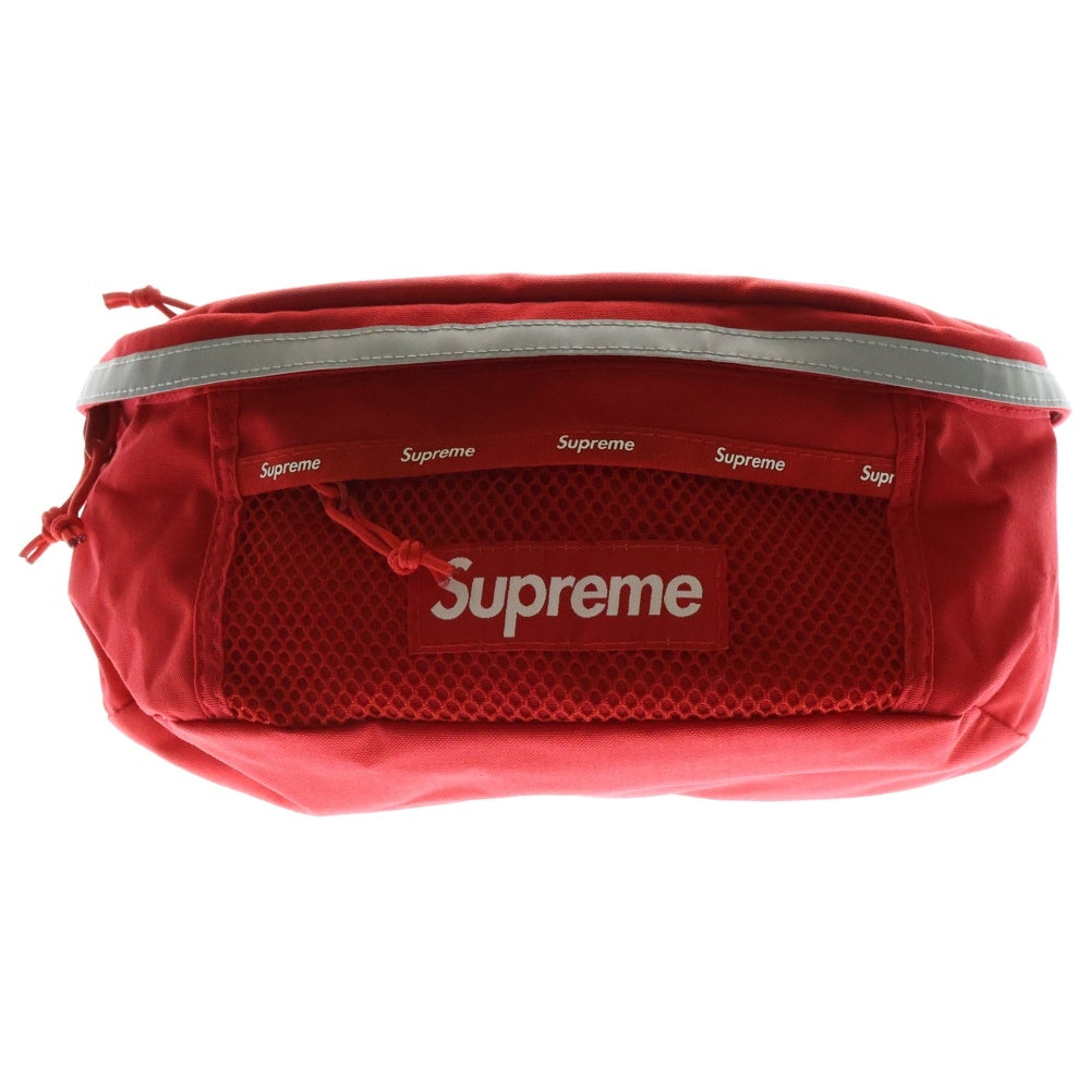 SUPREME(シュプリーム) 24AW Waist Bag リフレクター ボックスロゴ ウェストバッグ レッド