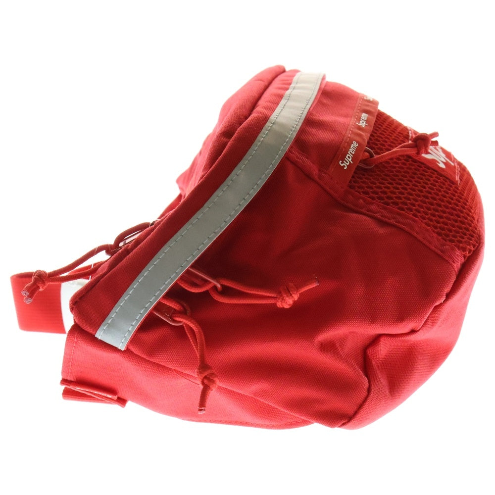 SUPREME(シュプリーム) 24AW Waist Bag リフレクター ボックスロゴ ウェストバッグ レッド