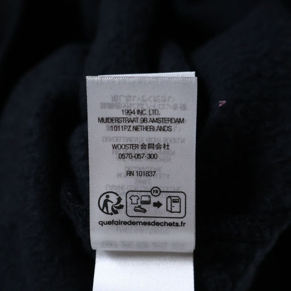 SUPREME(シュプリーム) 24AW M.O.P. Hooded Sweatshirt エムオーピー ロゴプリント スウェットプルオーバーパーカー ブラック