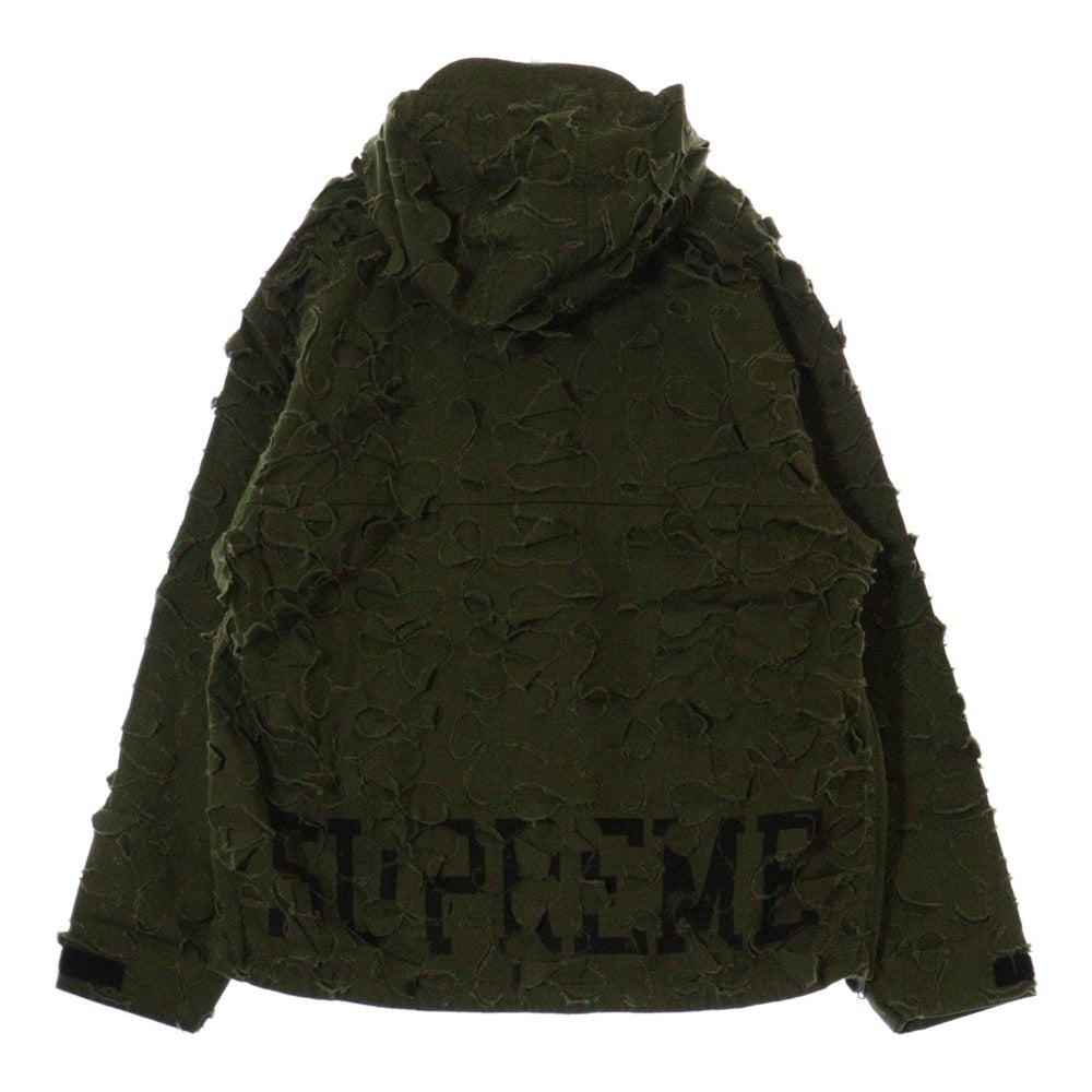 SUPREME(シュプリーム) 22AW Griffin Anorak グリフィン ダメージ加工 アノラックパーカ ジャケット カーキ