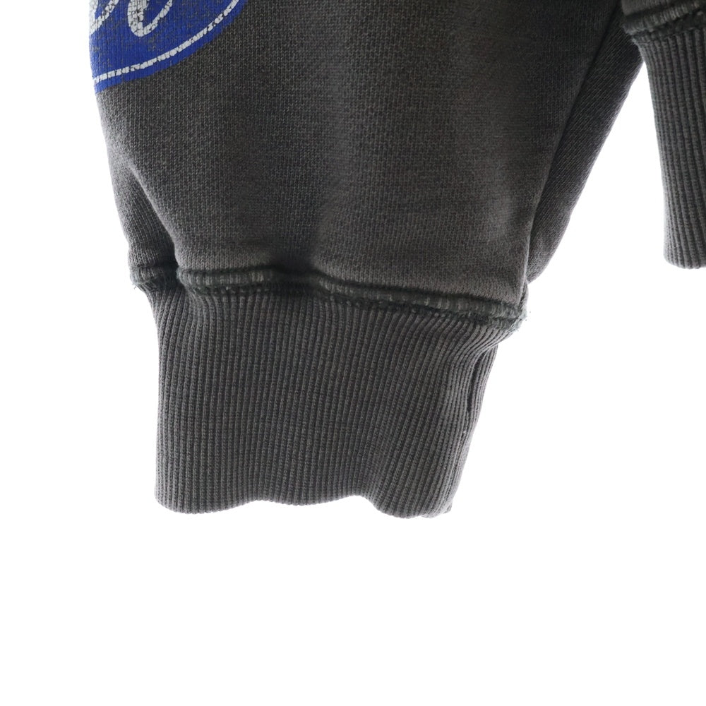 greatLand(グレイトランド) ORIGINAL ZACK HOODED SWEATSHIRT オリジナル ザック ロゴエンブロイダリー スウェット プルオーバーパーカー チャコールグレー 2223-423AV