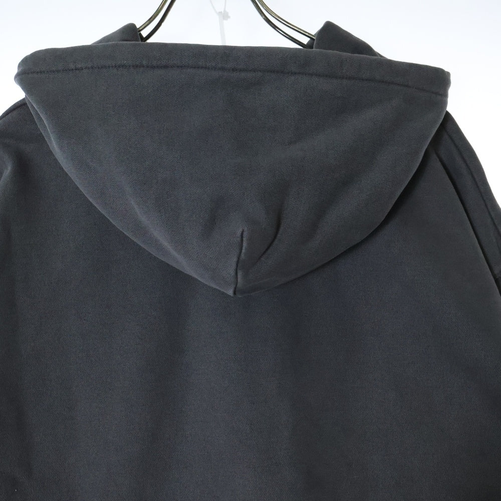 greatLand(グレイトランド) ORIGINAL GREAT HOODED SWEATSHIRT オリジナル グレート ロゴエンブロイダリー スウェット プルオーバーパーカー チャコールグレー 2223-423AV2