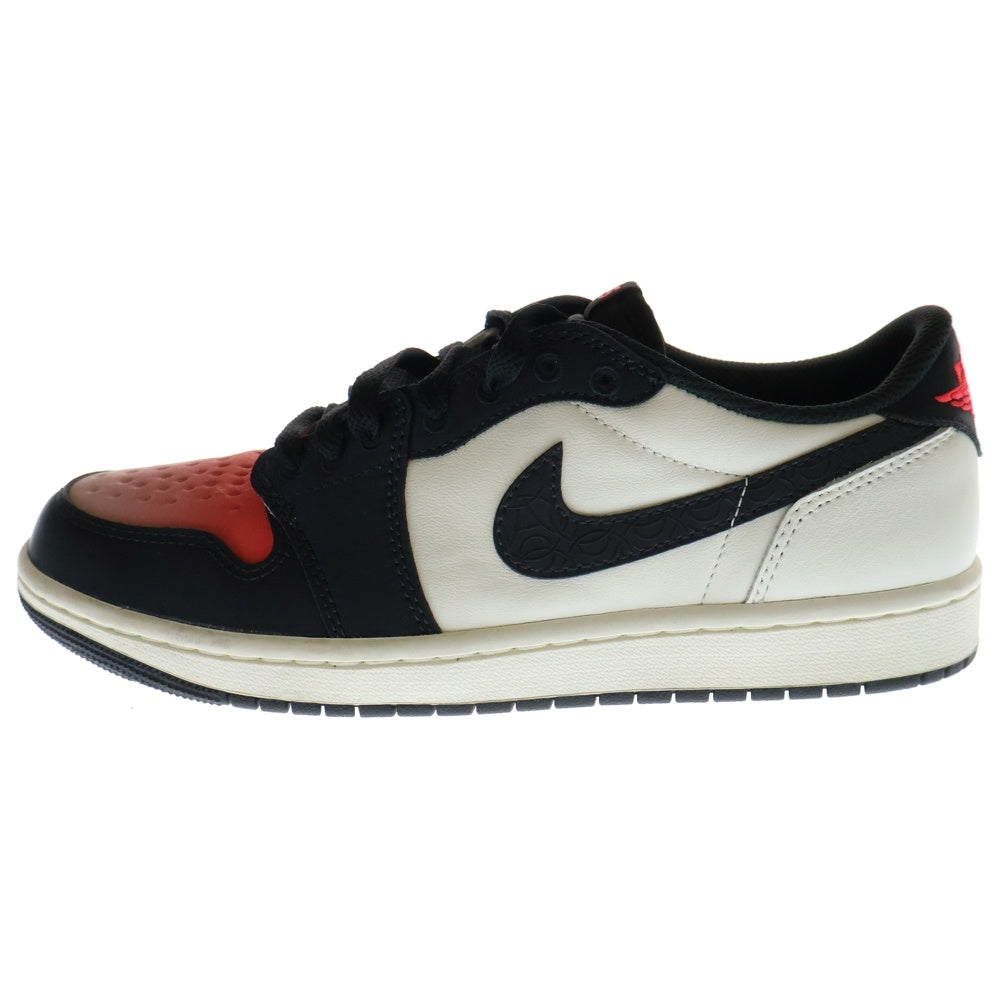 NIKE(ナイキ) AIR JORDAN 1 RETRO LOW OG PSG エアジョーダン1 レトロ パリサンジェルマン ローカットスニーカー ホワイト/レッド/ブラック US8/26.0cm HF8828-100