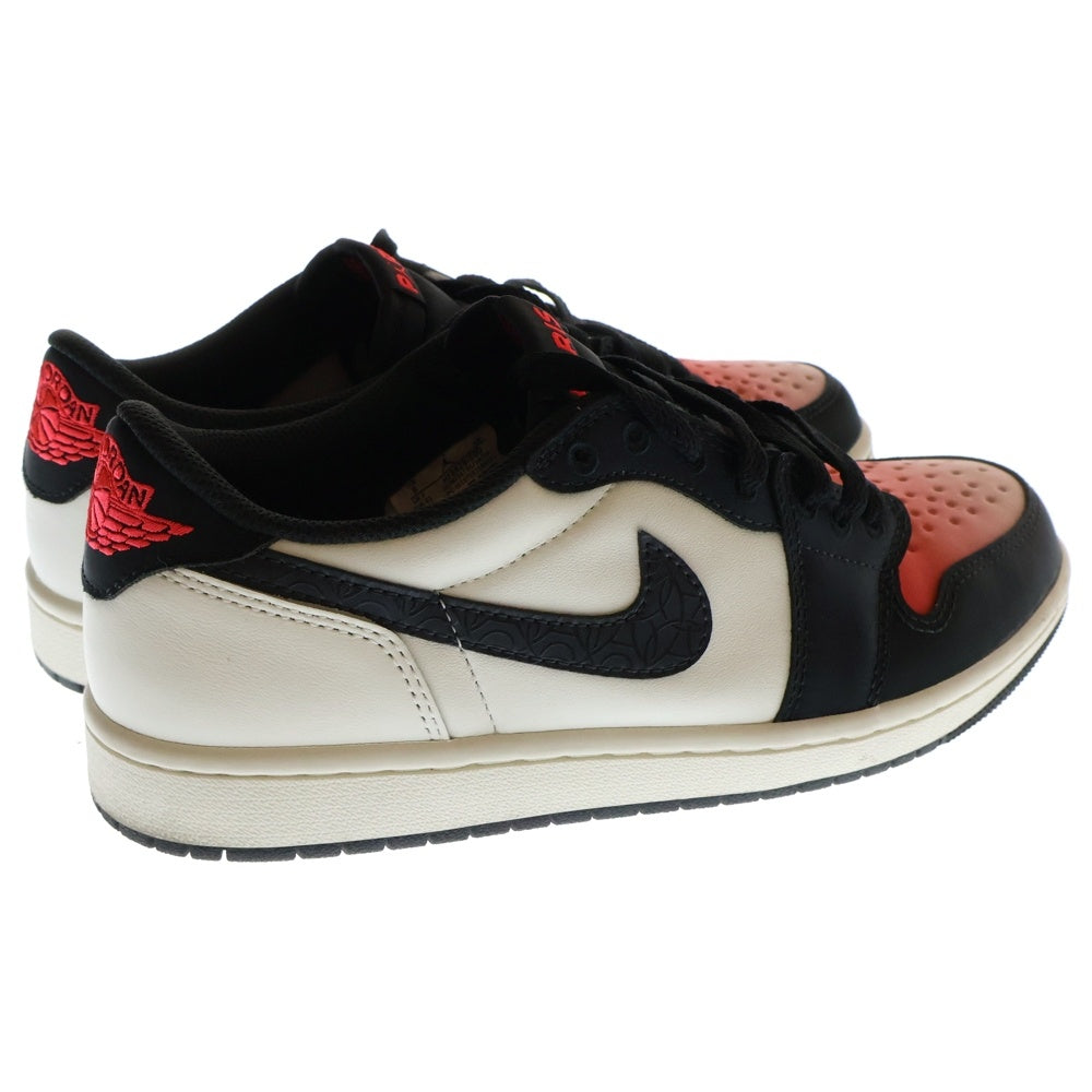 NIKE(ナイキ) AIR JORDAN 1 RETRO LOW OG PSG エアジョーダン1 レトロ パリサンジェルマン ローカットスニーカー ホワイト/レッド/ブラック US8/26.0cm HF8828-100