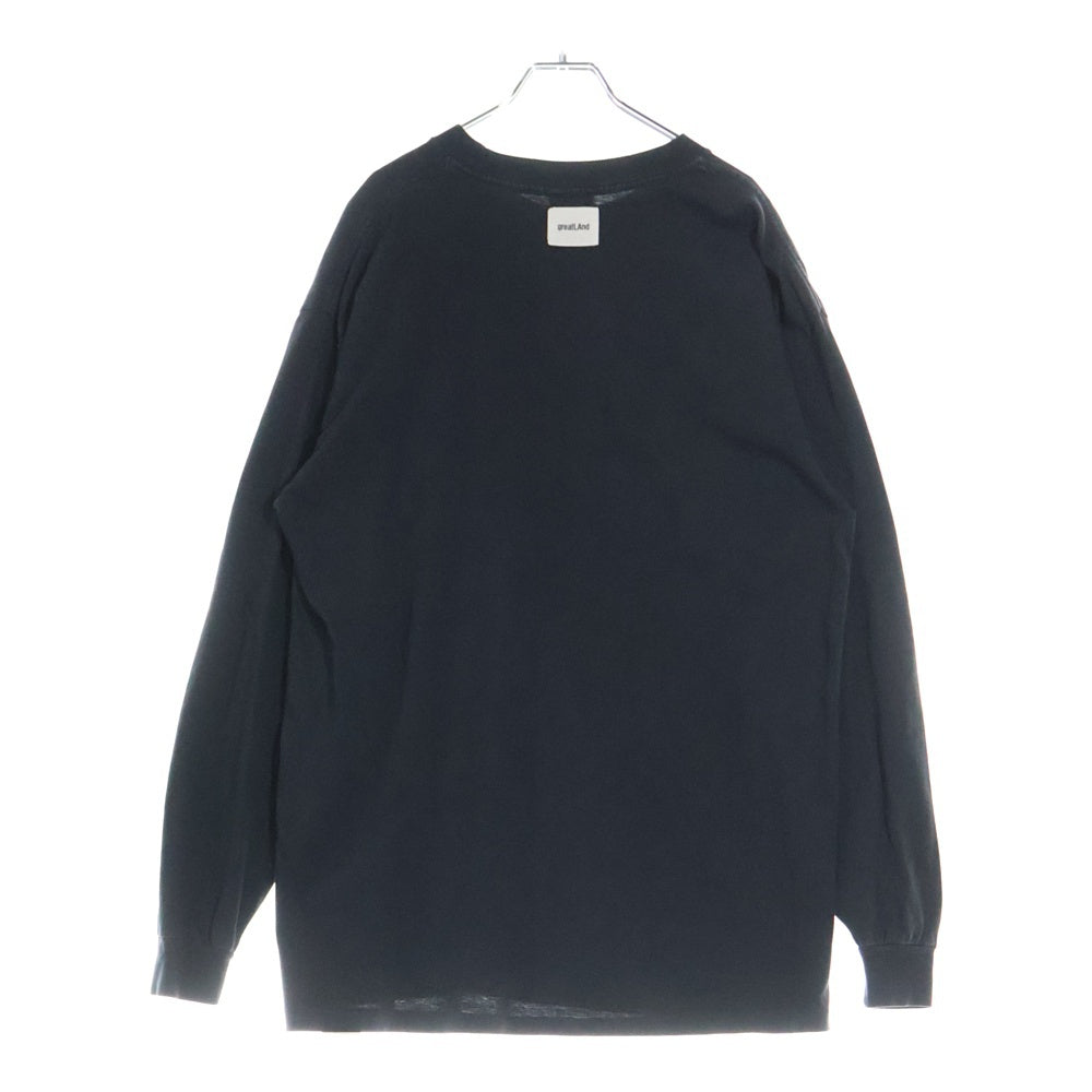 greatLand(グレイトランド) × ONEITA EXCLUSIVE L/S PACK TEE オニータ エクスクルーシブ クルーネック長袖Tシャツ カットソー ブラック 223-ONL/AV