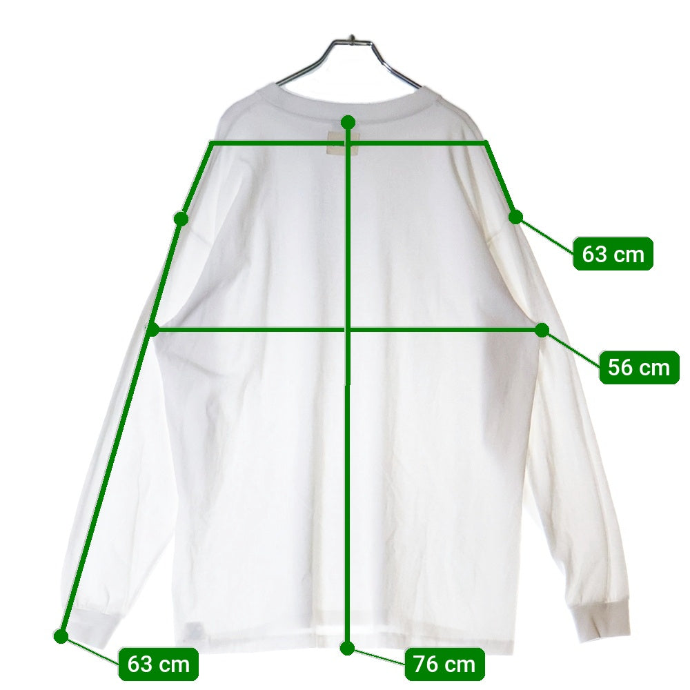 greatLand(グレイトランド) × ONEITA EXCLUSIVE L/S PACK TEE オニータ エクスクルーシブ クルーネック長袖Tシャツ カットソー ホワイト 223-ONL/AV