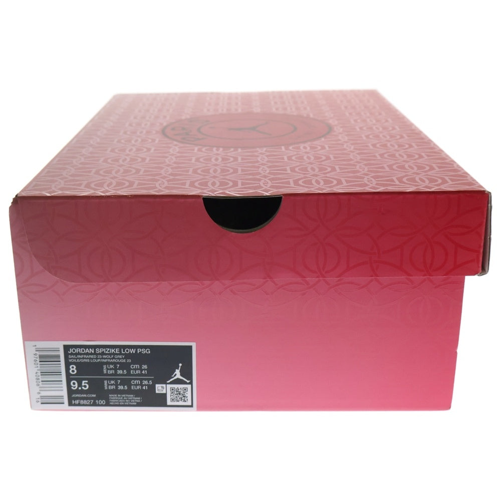 NIKE(ナイキ) JORDAN SPIZIKE LOW PSG ジョーダン スパイジーク パリサンジェルマン ローカットスニーカー ホワイト/レッド US8/26.0cm HF8827-100