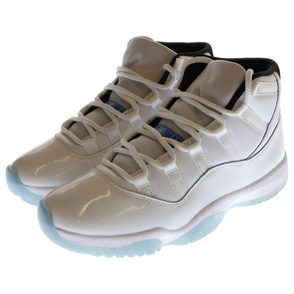 NIKE(ナイキ) AIR JORDAN 11 RETRO Legend Blue エアジョーダン11 レトロ レジェンドブルー ハイカットスニーカー ホワイト US8/26.0cm CT8012-104