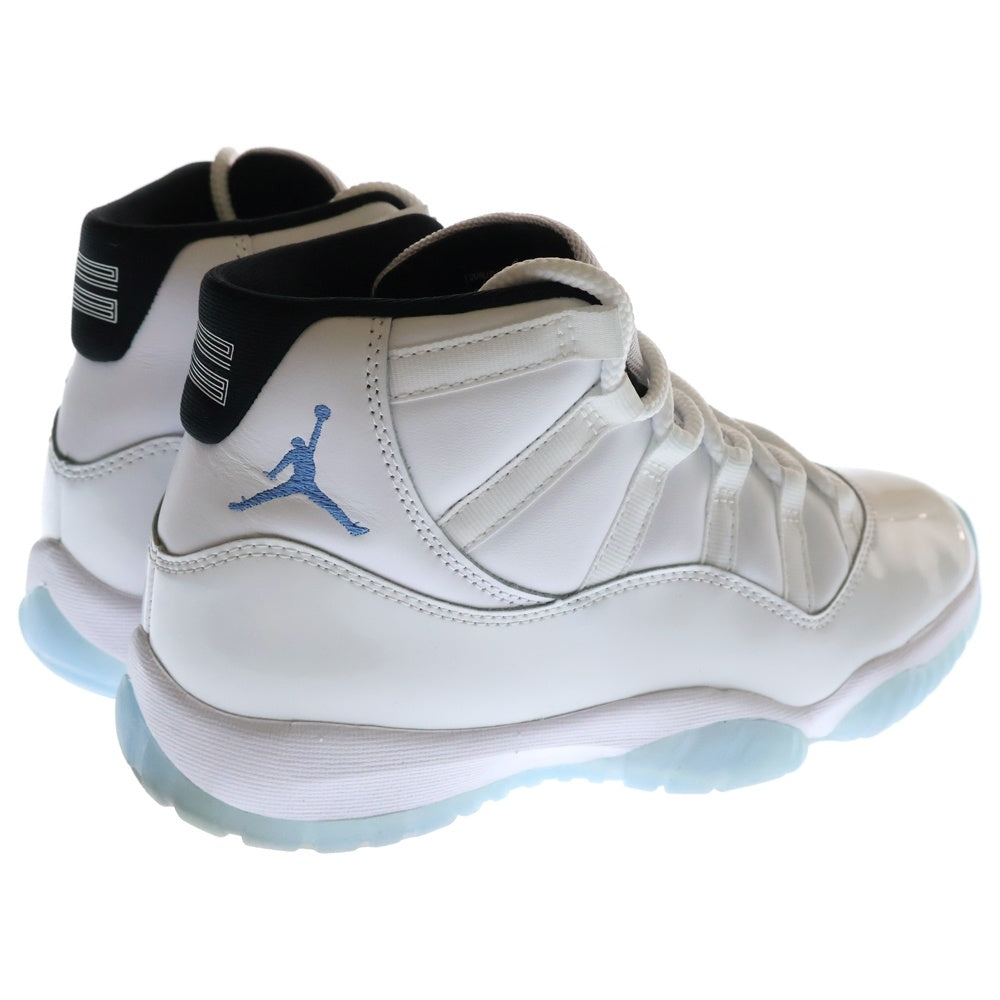 NIKE(ナイキ) AIR JORDAN 11 RETRO Legend Blue エアジョーダン11 レトロ レジェンドブルー ハイカットスニーカー ホワイト US8/26.0cm CT8012-104