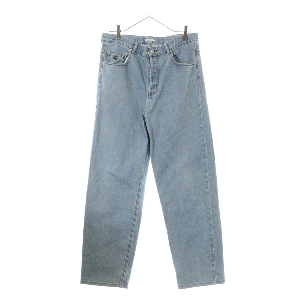 LACOSTE(ラコステ) × A.P.C Unisex Wide Leg Fit Denim アーペーセー ユニセックス ワイドフィット デニムパンツ インディゴブルー HH7681