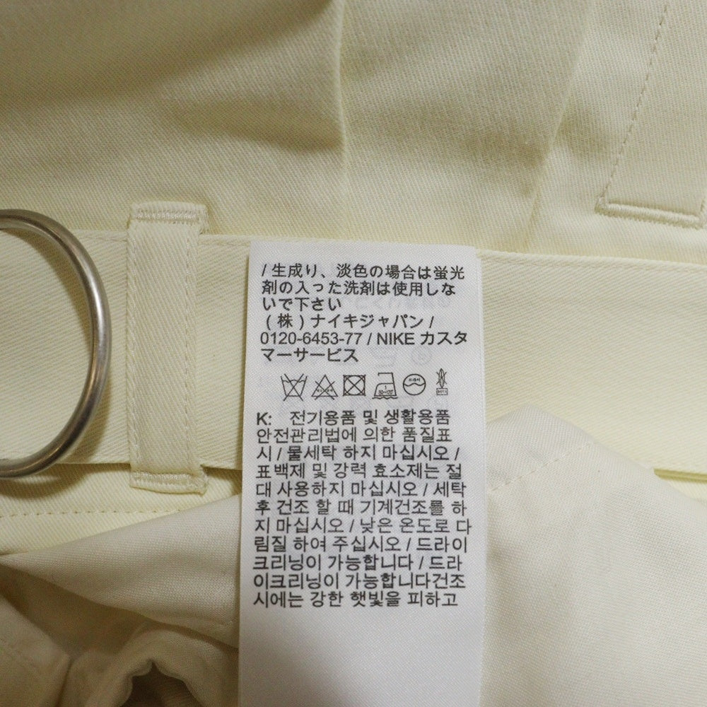 NIKE(ナイキ) ESC Workers Pants ベルテッド ナイロン ワーカーズパンツ アイボリー DR5408-113