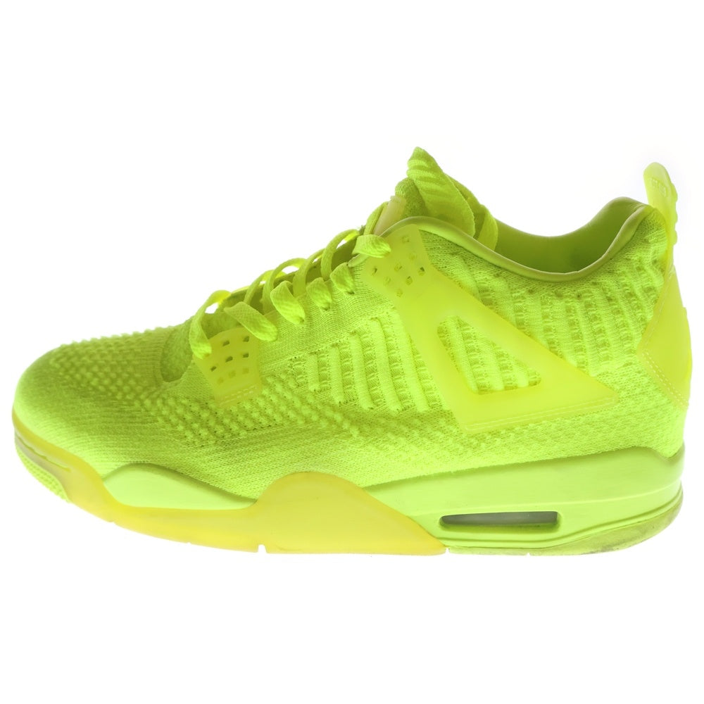 NIKE(ナイキ) AIR JORDAN 4 RETRO FLYKNIT VOLT エアジョーダン4 レトロ フライニット ボルト ハイカットスニーカー イエロー US9/27cm AQ3559-700