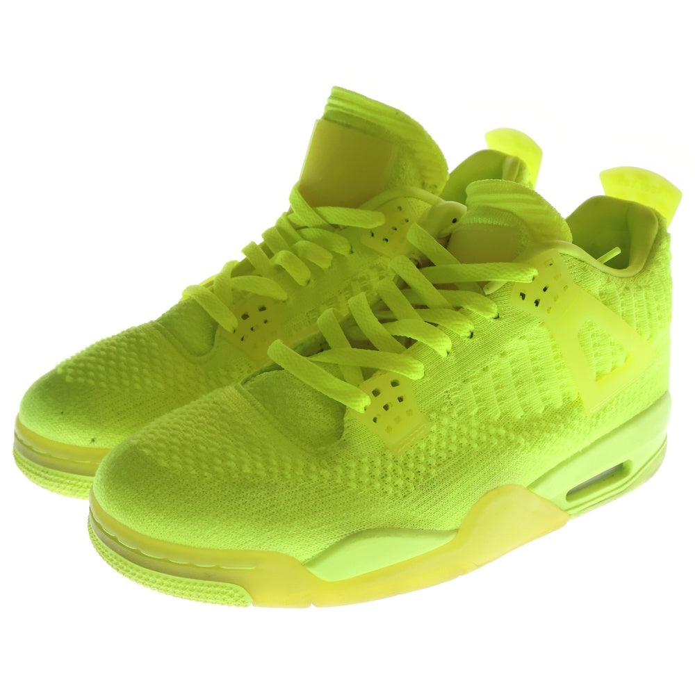 NIKE(ナイキ) AIR JORDAN 4 RETRO FLYKNIT VOLT エアジョーダン4 レトロ フライニット ボルト ハイカットスニーカー イエロー US9/27cm AQ3559-700