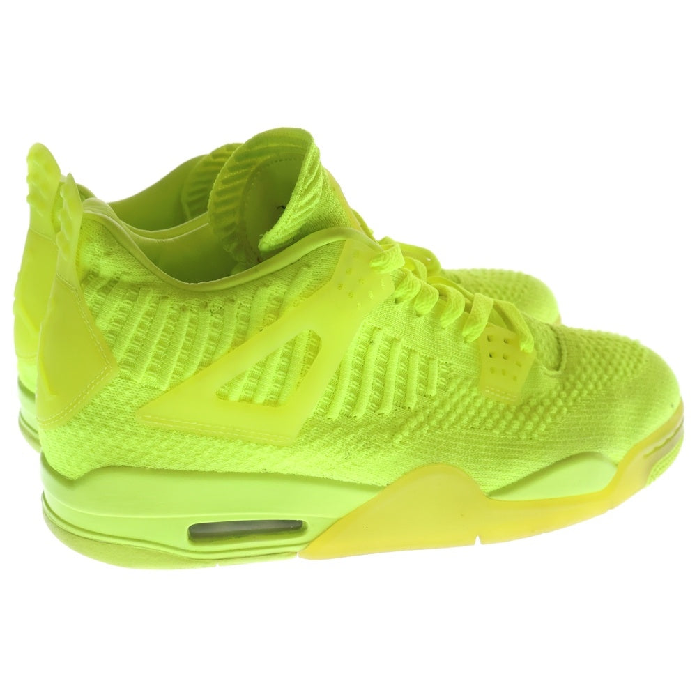 NIKE(ナイキ) AIR JORDAN 4 RETRO FLYKNIT VOLT エアジョーダン4 レトロ フライニット ボルト ハイカットスニーカー イエロー US9/27cm AQ3559-700