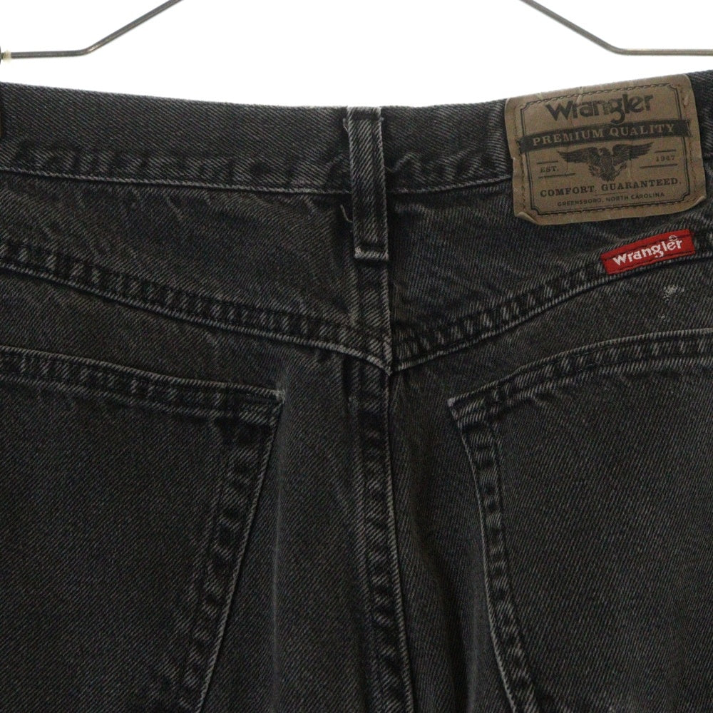 Wrangler(ラングラー) 5ポケット ジップフライ デニムパンツ ブラック 976T1CB