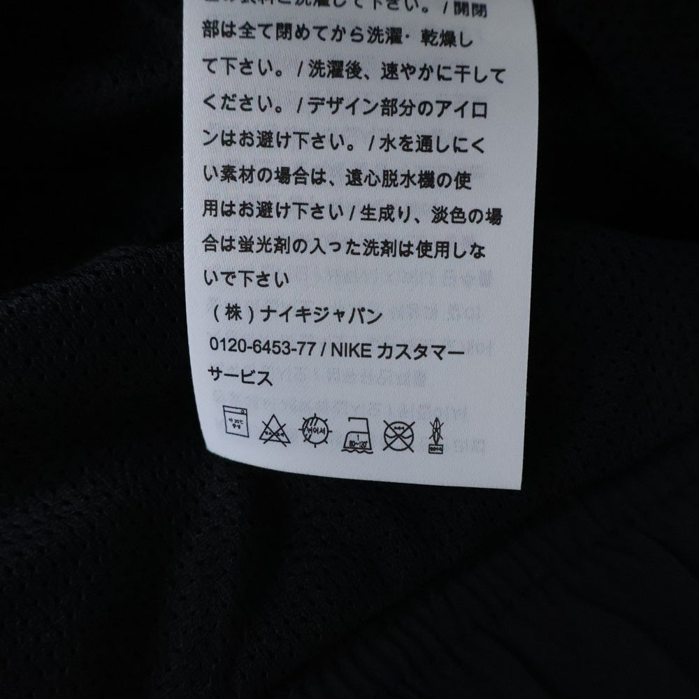 NIKE(ナイキ) BIG SWOOSH ANRK JACKET ビック スウォッシュ アノラック ハーフジップ ナイロンジャケット ブラック/ホワイト AJ1405-010