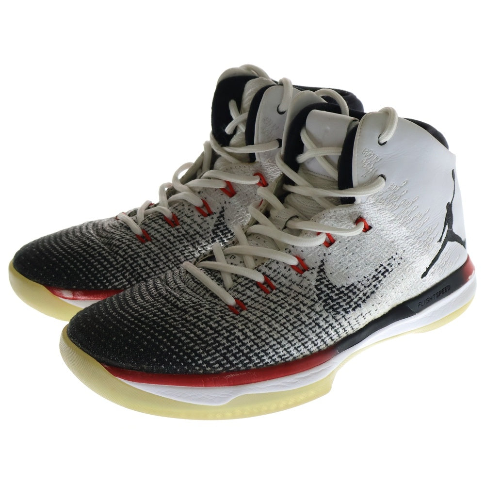 NIKE(ナイキ) AIR JORDAN XXX1 BLACK TOE エア ジョーダン 31 ブラック トウ ハイカットスニーカー ホワイト/ブラック US8.5/26.5cm 845037-108