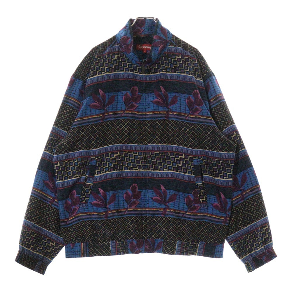 SUPREME(シュプリーム) 15AW Silk Bomber Jacket 総柄 バックロゴ シルクボンバー ジャケット マルチカラー