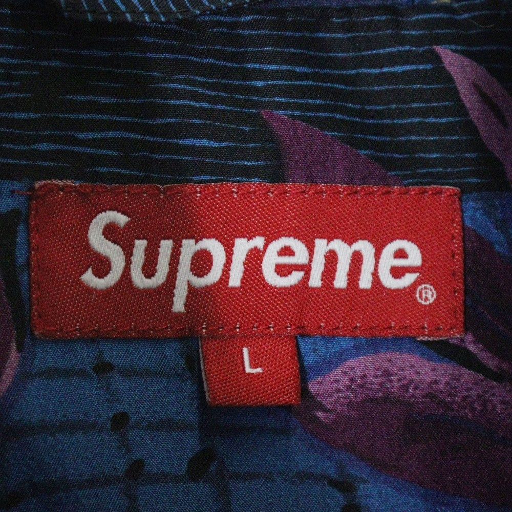 SUPREME(シュプリーム) 15AW Silk Bomber Jacket 総柄 バックロゴ シルクボンバー ジャケット マルチカラー