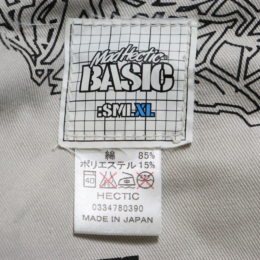 MAD HECTIC(マッドヘクティク) ステッチ ワイドテーパード デニムパンツ インディゴ