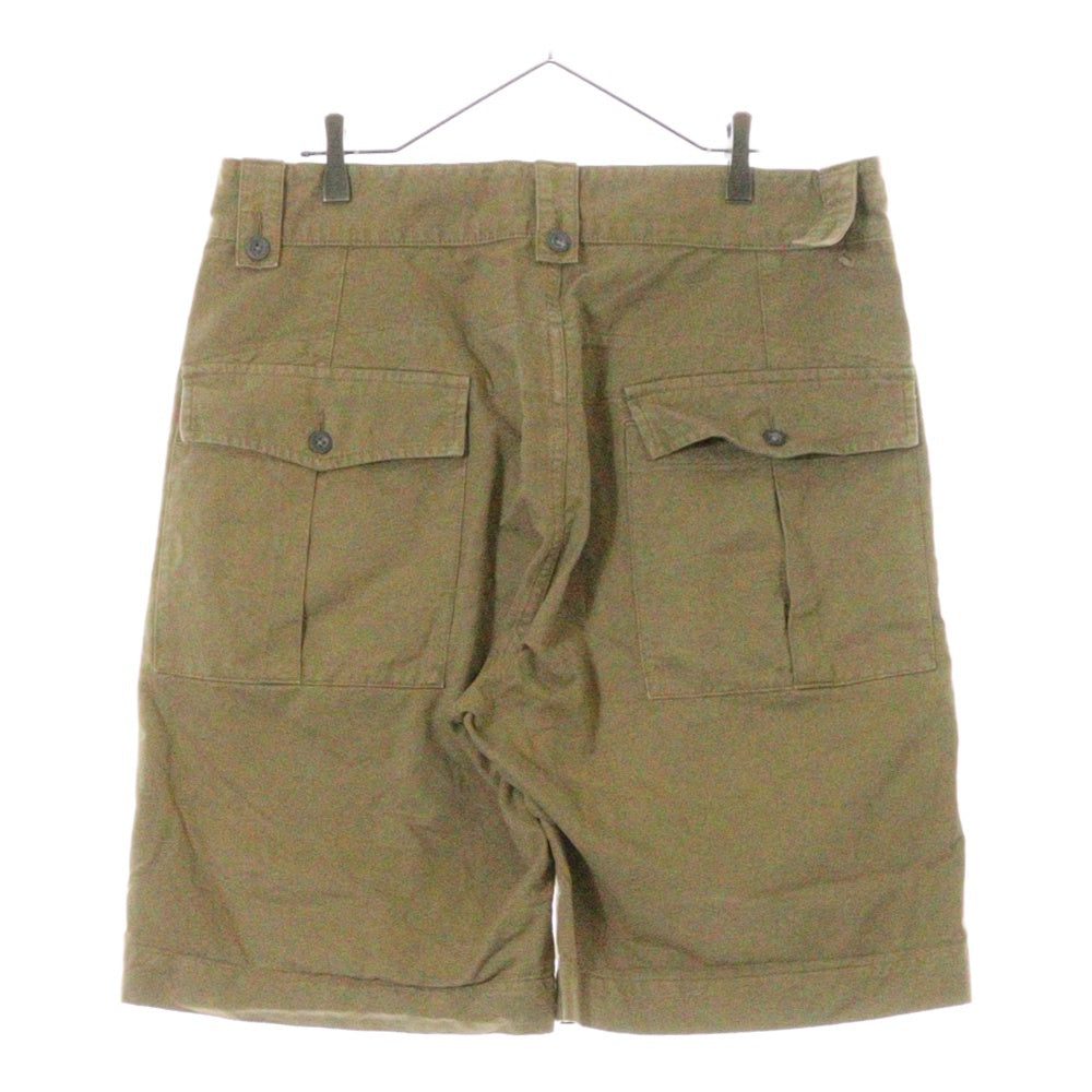 RRL(ダブルアールエル) ミリタリー カーゴ マルチポケット コットンショートパンツ ベージュ