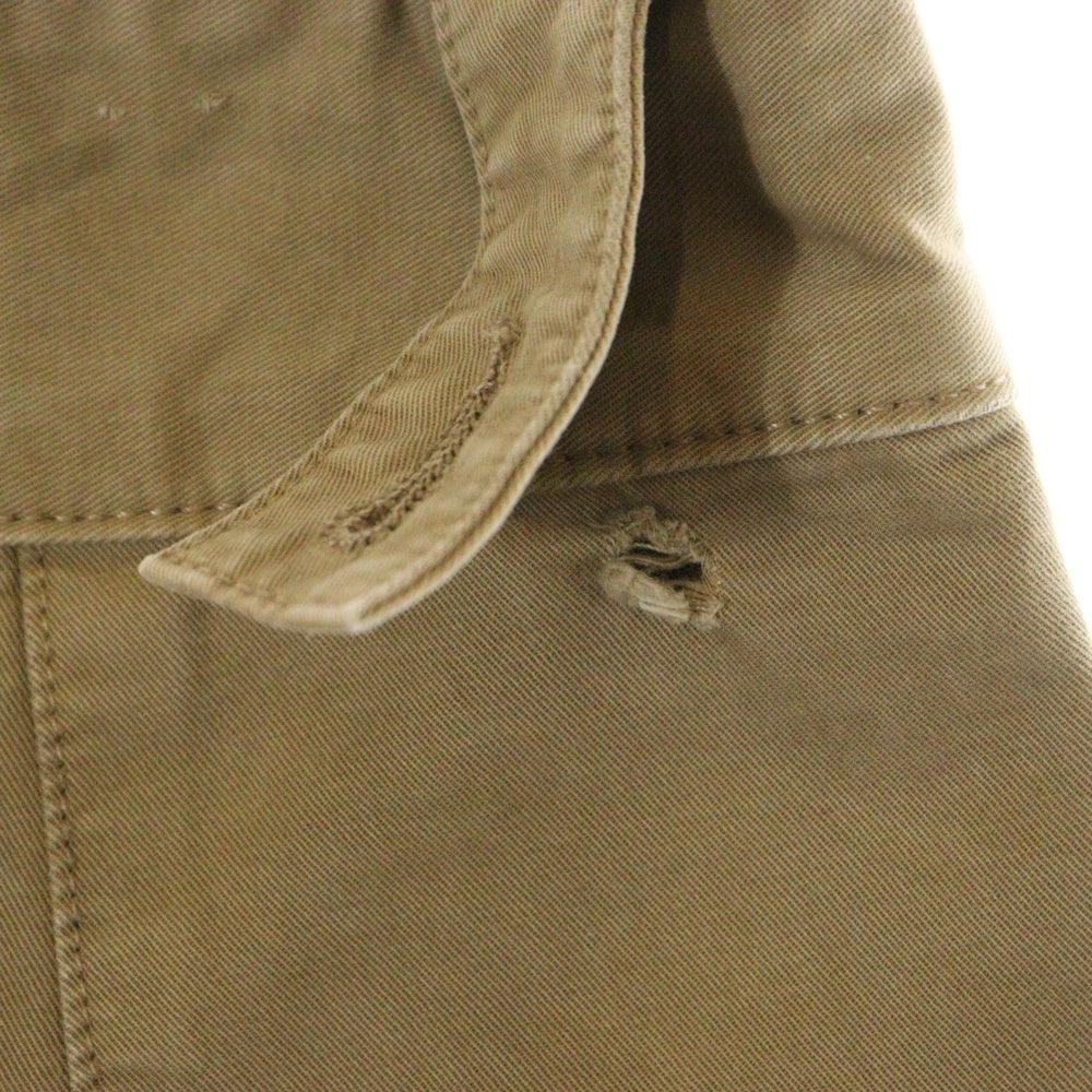 RRL(ダブルアールエル) ミリタリー カーゴ マルチポケット コットンショートパンツ ベージュ